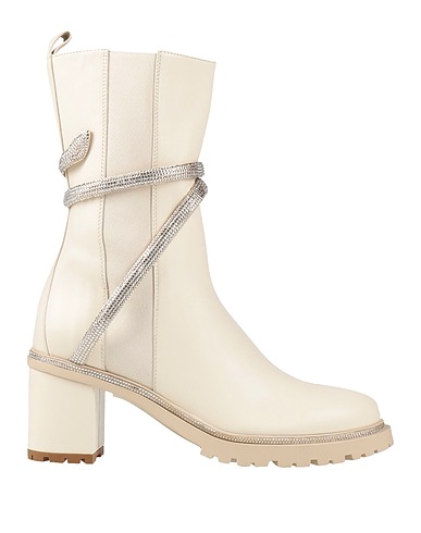 RENE' CAOVILLA Ankle boot Ivory Calfskin