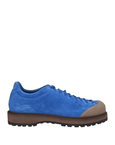 DIEMME Laced shoes Bright blue Leather, Plastic