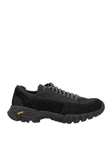 DIEMME Sneakers Black Textile fibres, Leather