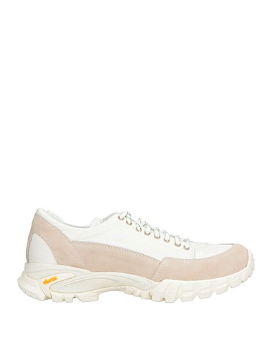 DIEMME Sneakers White Leather, Textile fibers