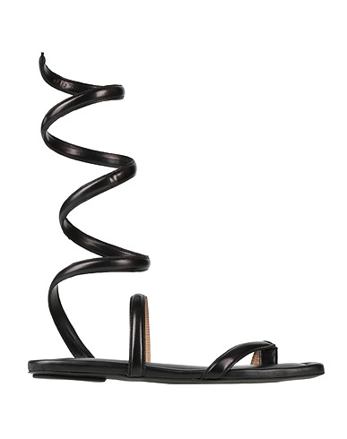 TWINSET Infradito Nero Pelle