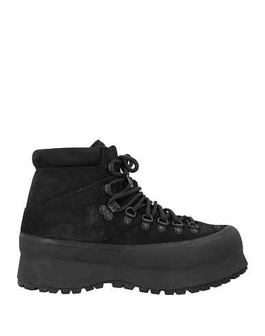 DIEMME Ankle boot Black Leather, Rubber