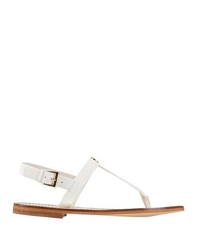 TWINSET Flip flops White Leather