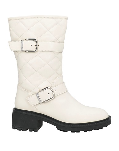 ACTITUDE by TWINSET Ankle boot Off white Textile fibres