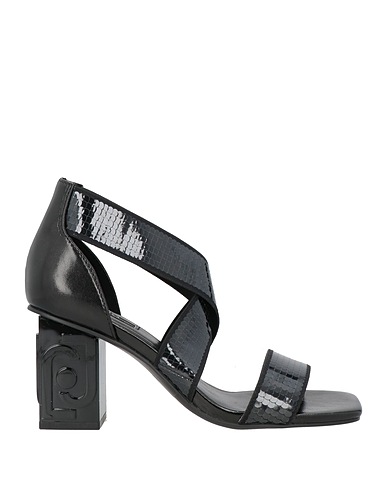 LIU •JO Sandals Black Textile fibres