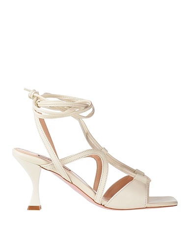 LIU •JO Sandals Cream Leather