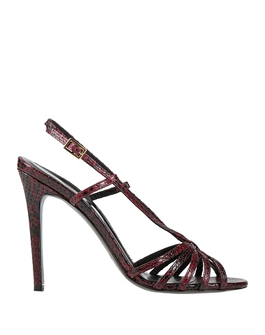 TWINSET Sandals Plum Leather