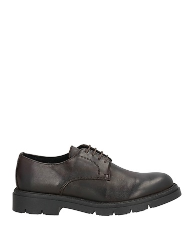 HERMAN & SONS Stringate Testa di moro Pelle