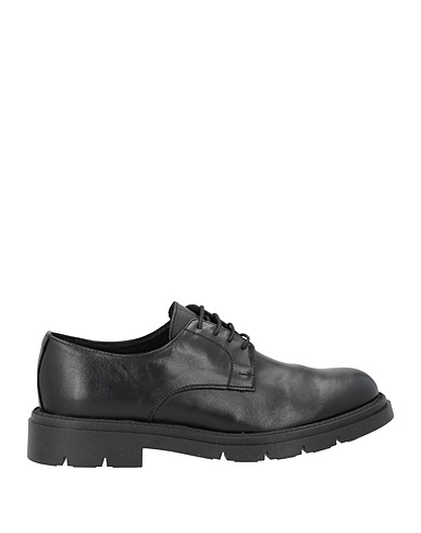 HERMAN & SONS Stringate Nero Pelle