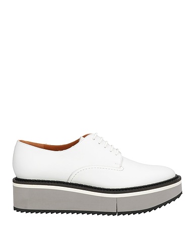CLERGERIE Laced shoes White Leather