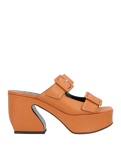 SI ROSSI by SERGIO ROSSI Sandals Tan Leather
