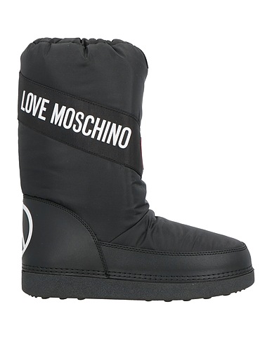 LOVE MOSCHINO Ankle boot Black Textile fibers