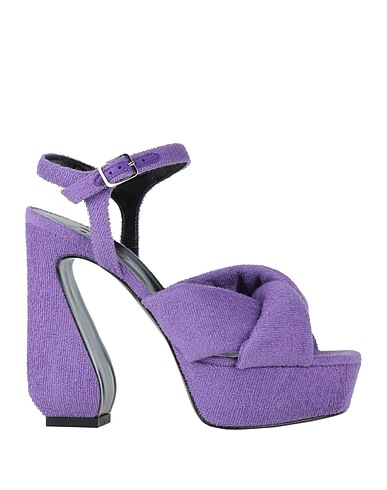 SI ROSSI by SERGIO ROSSI Sandals Purple Textile fibres