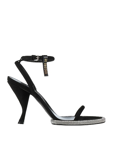 SERGIO ROSSI Sandals Black Leather