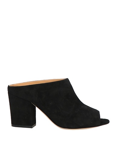 SERGIO ROSSI Sandals Black Leather