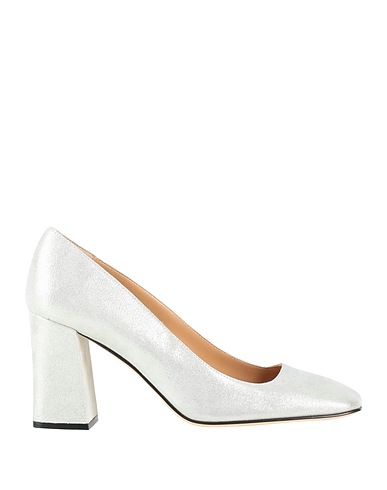 SERGIO ROSSI Court Light grey Leather
