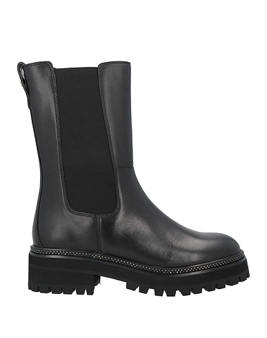 LIU •JO Stiefelette Schwarz Leder, Gewebefasern