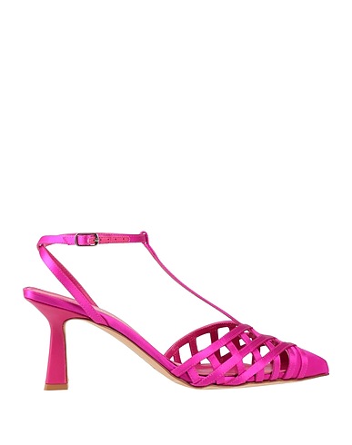 THE SELLER Pump Fuchsia Textile fibers