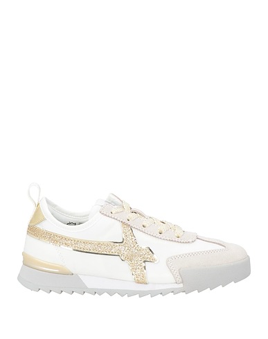 W6YZ Sneakers White Textile fibres, Leather