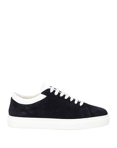 EMPORIO ARMANI Sneakers Midnight blue 100% Calfskin