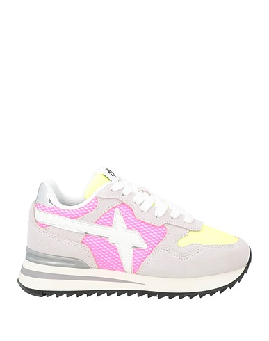 W6YZ Sneakers Giallo Pelle, Fibre tessili