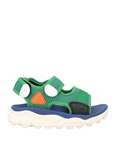 FLOWER MOUNTAIN® for NATURINO Sandals Green Textile fibres