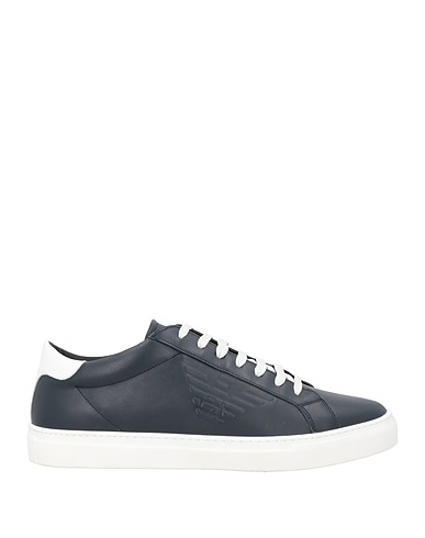 EMPORIO ARMANI Sneakers Blu notte Pelle di vitello