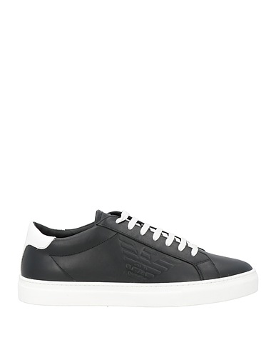 EMPORIO ARMANI Sneakers Nero Pelle di vitello