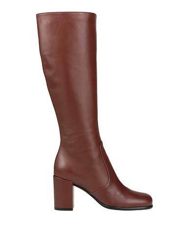SERGIO ROSSI Boots Chocolate brown Leather