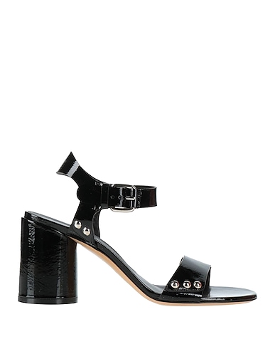 CASADEI Sandals Black Leather
