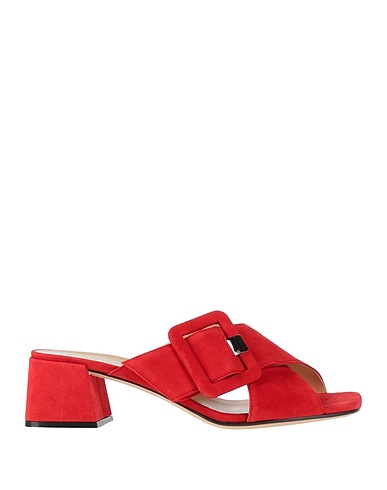 SERGIO ROSSI Sandals Red Leather
