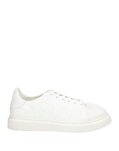 VERSACE Sneakers Bianco Pelle di vitello