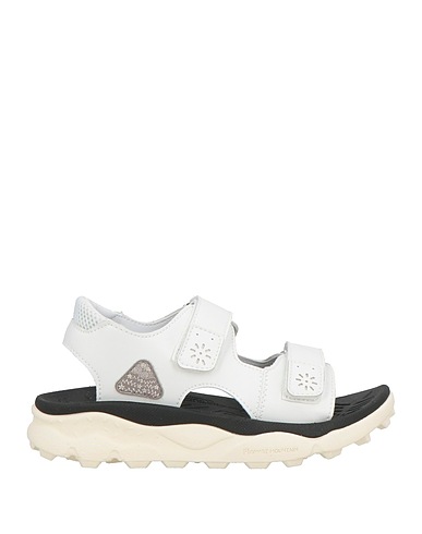 FLOWER MOUNTAIN® for NATURINO Sandals White Textile fibres