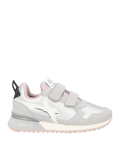W6YZ Sneakers Grigio Pelle, Fibre tessili