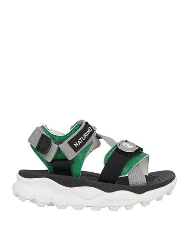 FLOWER MOUNTAIN® for NATURINO Sandals Green Textile fibers
