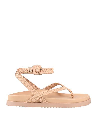 PATRIZIA PEPE Flip flops Beige 100% Rubber