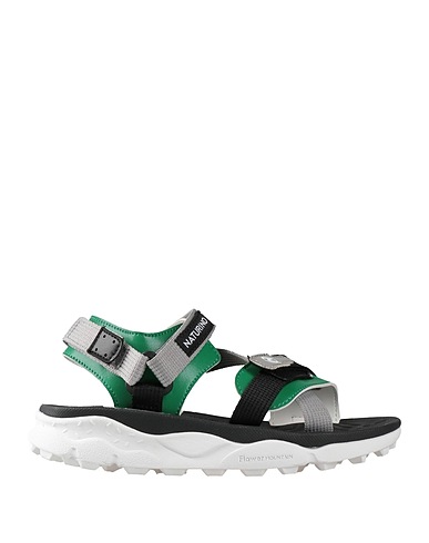 FLOWER MOUNTAIN® for NATURINO Sandals Green Textile fibres
