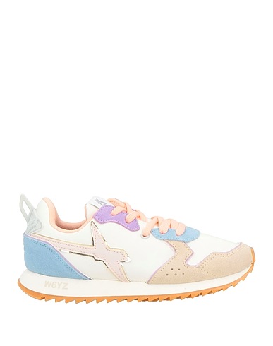 W6YZ Sneakers White Textile fibres, Leather