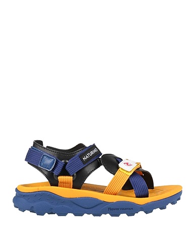 FLOWER MOUNTAIN® for NATURINO Sandals Black Textile fibres