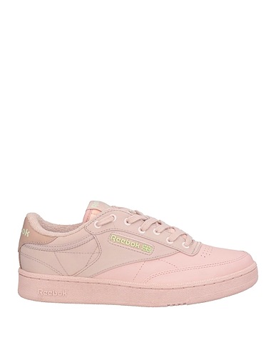 REEBOK Sneakers Antique rose Leather, Textile fibers
