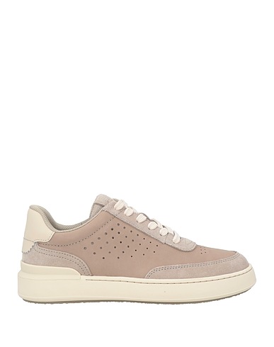 CLARKS Sneakers Tortora Pelle, Fibre tessili