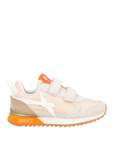 W6YZ Sneakers Grigio chiaro Pelle, Fibre tessili