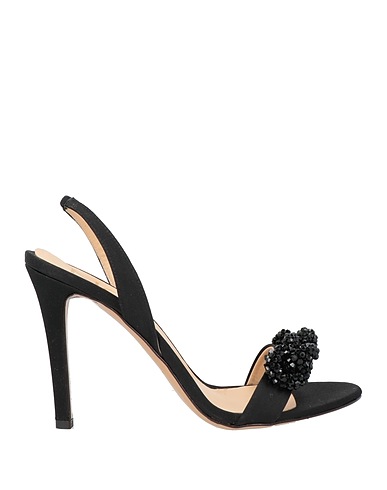 NOA Sandalen Schwarz Gewebefasern