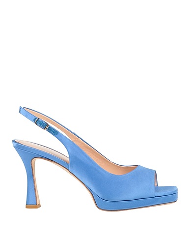 THE SELLER Sandali Azzurro Fibre tessili