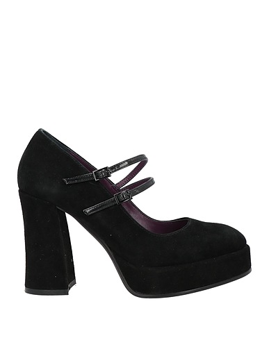 APEPAZZA Pumps Schwarz Leder