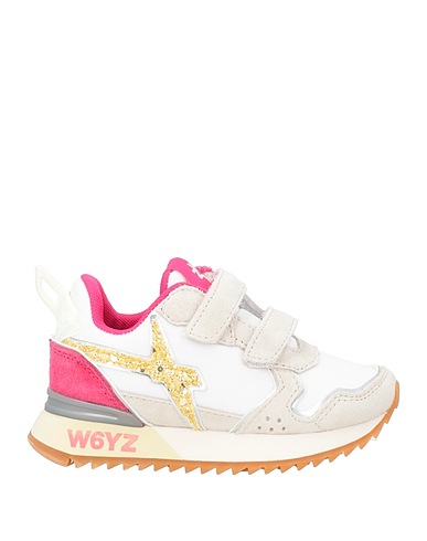 W6YZ Sneakers Weiß Leder, Nylon
