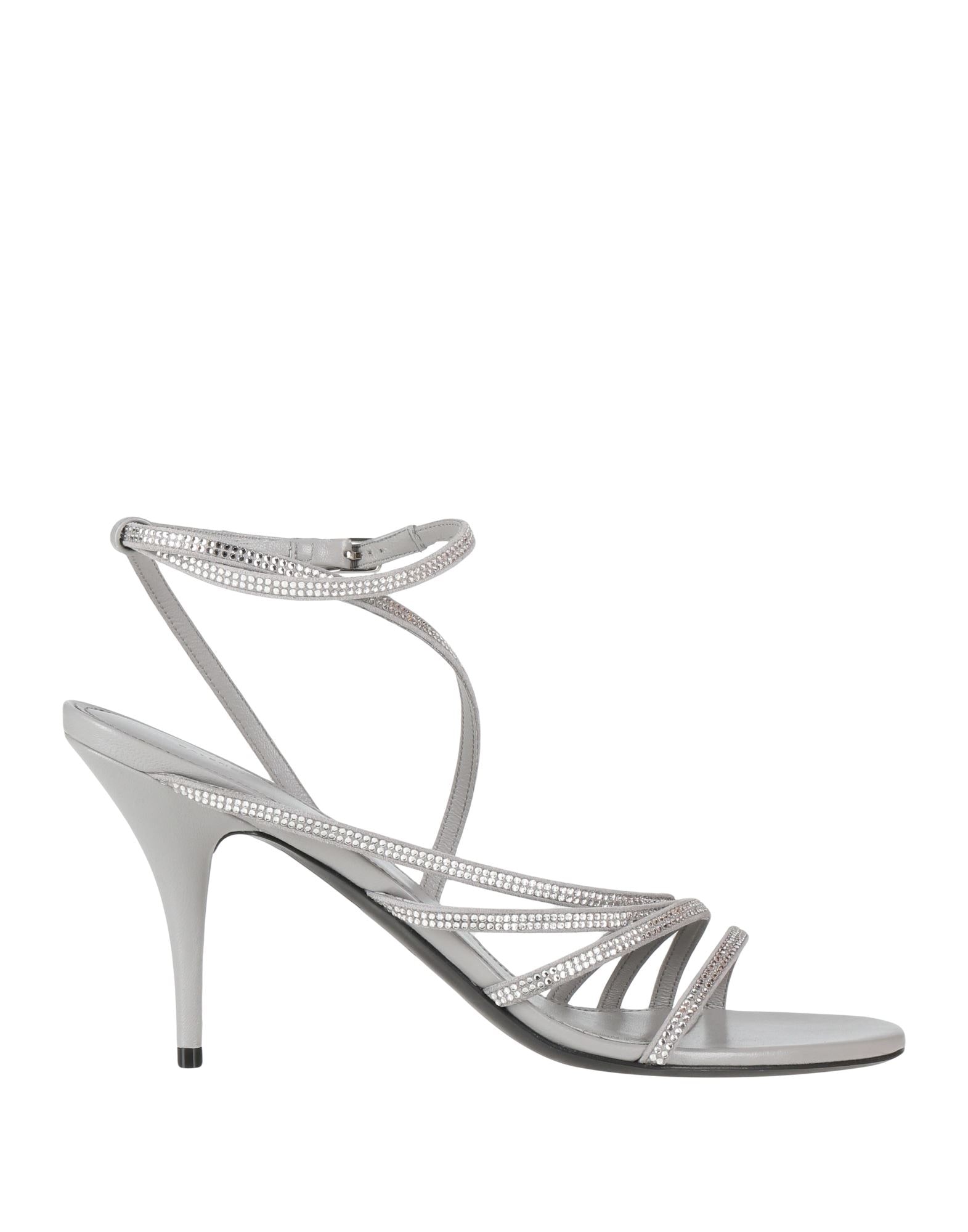 MANOLO BLAHNIK シューズ | サンダル シルバー レディース | YOOX