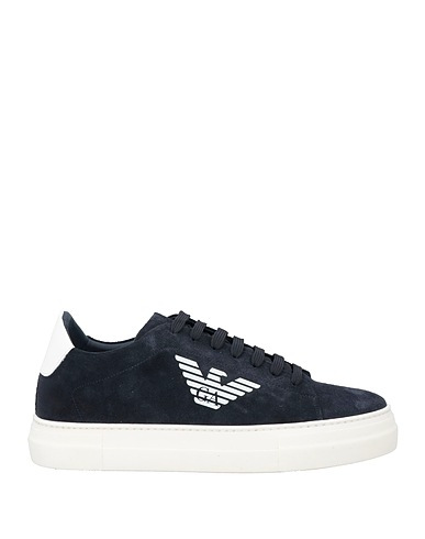 EMPORIO ARMANI Sneakers Midnight blue Leather