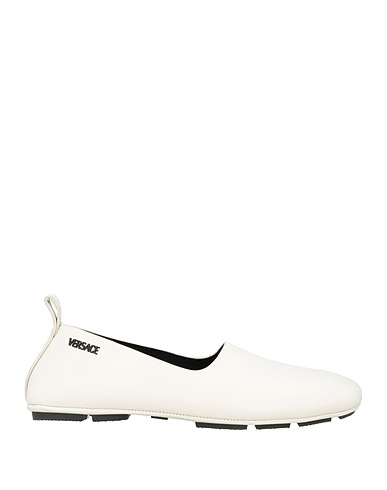 VERSACE Loafers White Calfskin