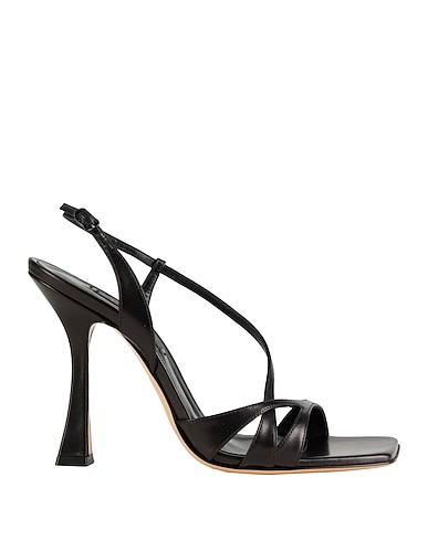 CASADEI Sandalen Schwarz 100% Leder